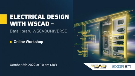 Online radionica: Electrical design with WSCAD – Data library WSCADUNIVERSE