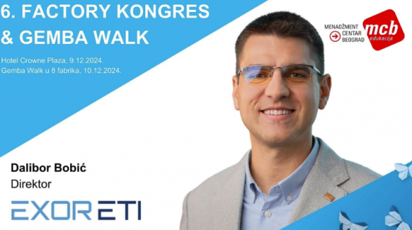 Factory kongres - Kako industrija 4.0 i digitalna transformacija proizvodnje transformiraju tvornice